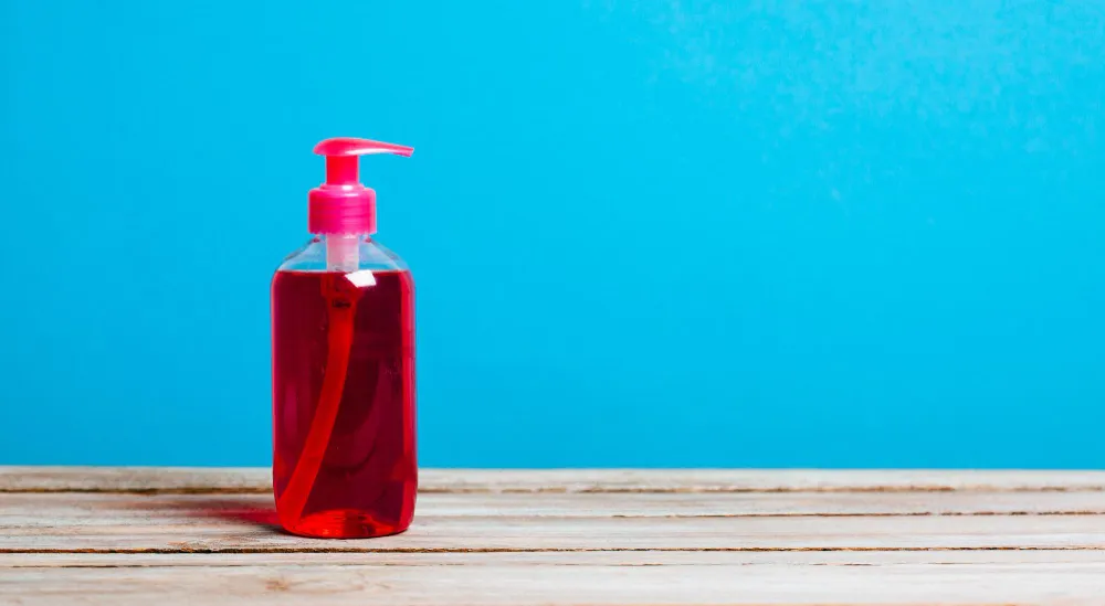 The natural liquid body soap